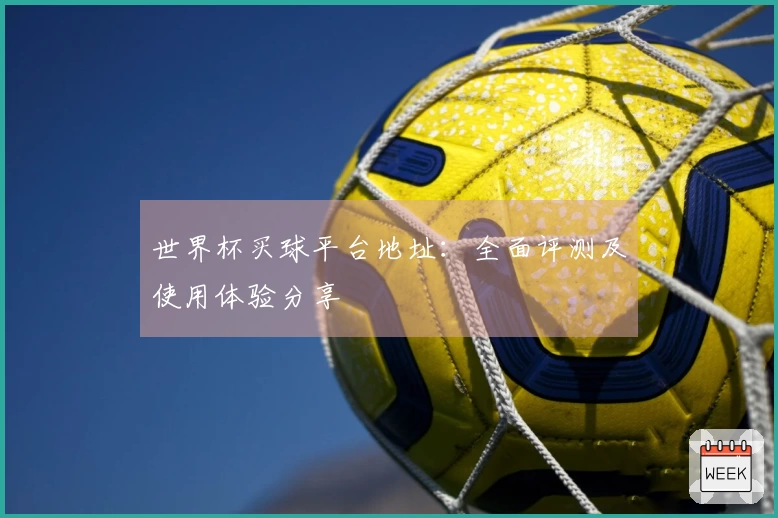 世界杯买球平台地址：全面评测及使用体验分享