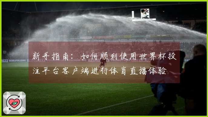 新手指南：如何顺利使用世界杯投注平台客户端进行体育直播体验